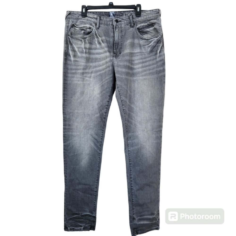 PRPS Mens Le Sabre Stretch Faded Whiskered Windsor Fit Jeans 38x34